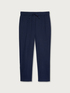 Linen/viscose joggers image number 3