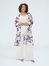 Georgette kaftan with floral print image number 2