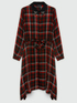 Robe &agrave; carreaux tartan avec cabochons image number 6
