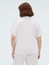 Bluse aus Lochstickerei mit Knotendetail image number 1