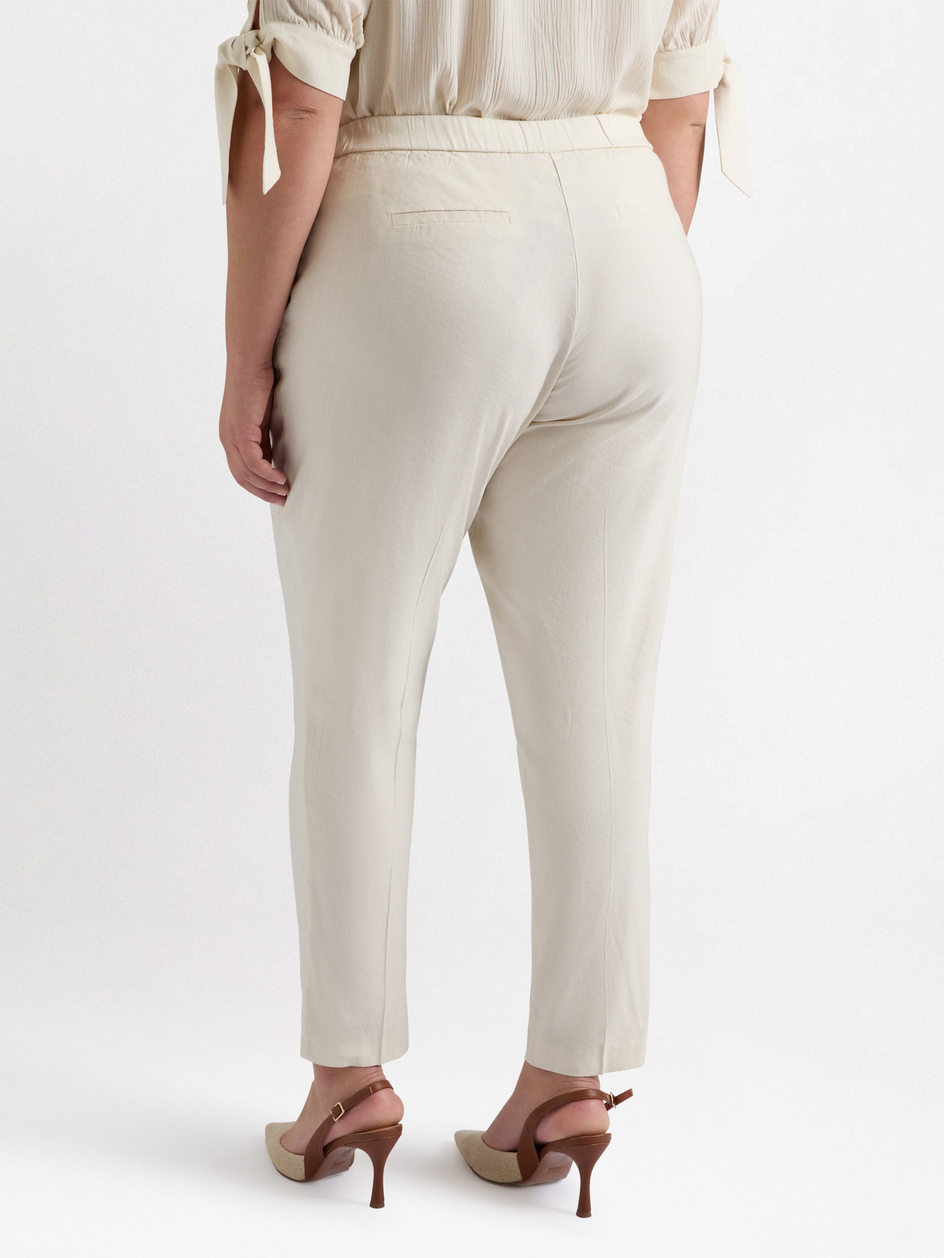 Linen blend New York trousers image number 2