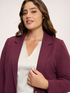 Blazer desestructurado en tejido stretch image number 3