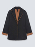 Oversized two tone blazer image number 4