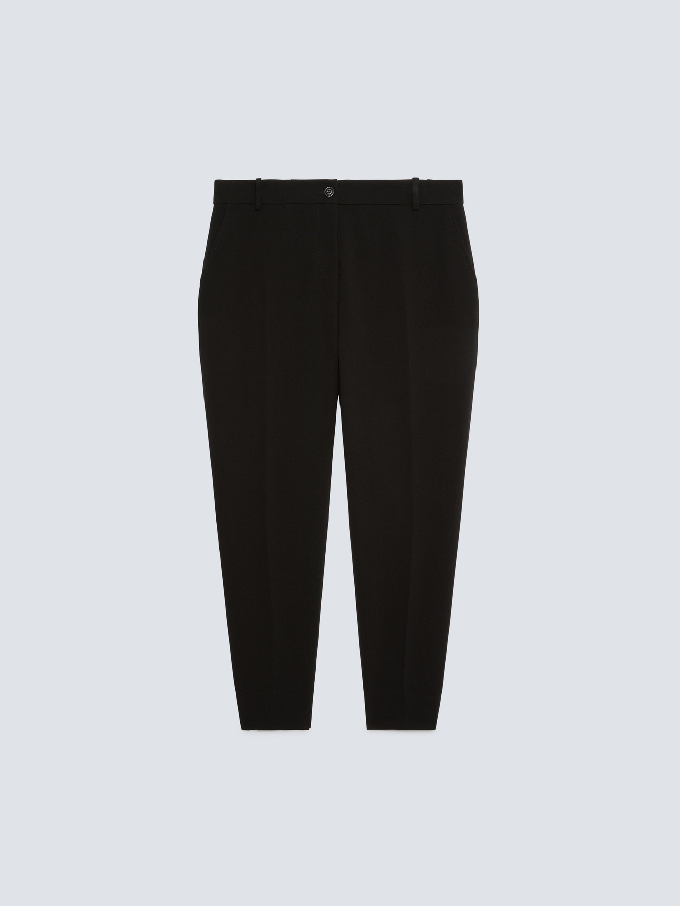 Pantaloni dritti con tasche all'americana image number 4