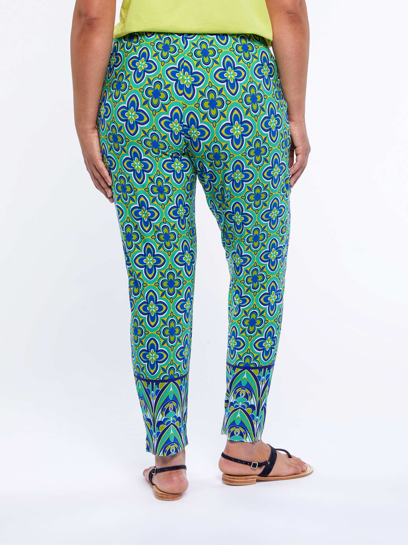 Hose aus bedrucktem Jersey image number 2