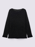 Lurex-Pullover mit Carmenausschnitt image number 4
