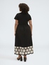 Long dress with crochet flounce image number 1
