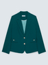 Blazer court en tissu stretch image number 6