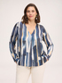 Bluse aus Satin mit Print image number 0