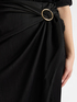 Wraparound skirt with buckle image number 3