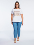 T-Shirt mit Ethno-Stickerei image number 3