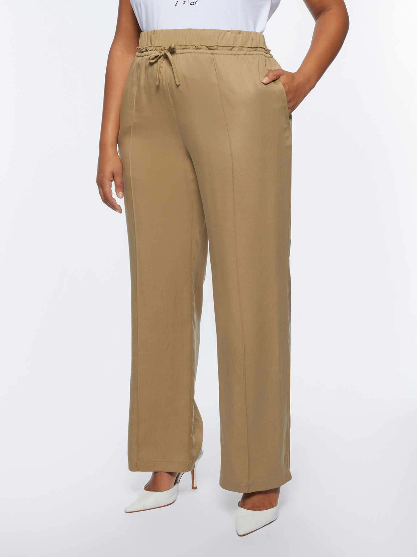 Pantaloni con bordo in vita image number 0