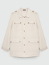 Lightweight jacket/shirt with oversized pockets image number 4