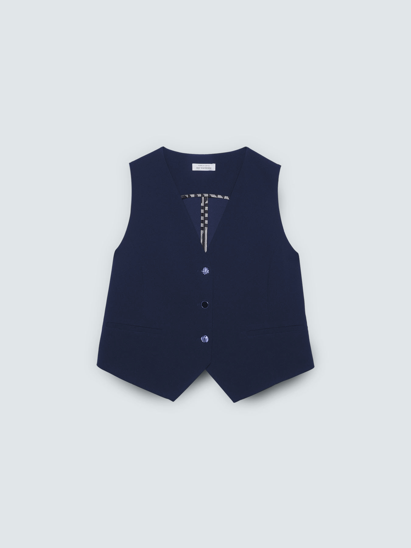 Stretch fabric vest image number 4