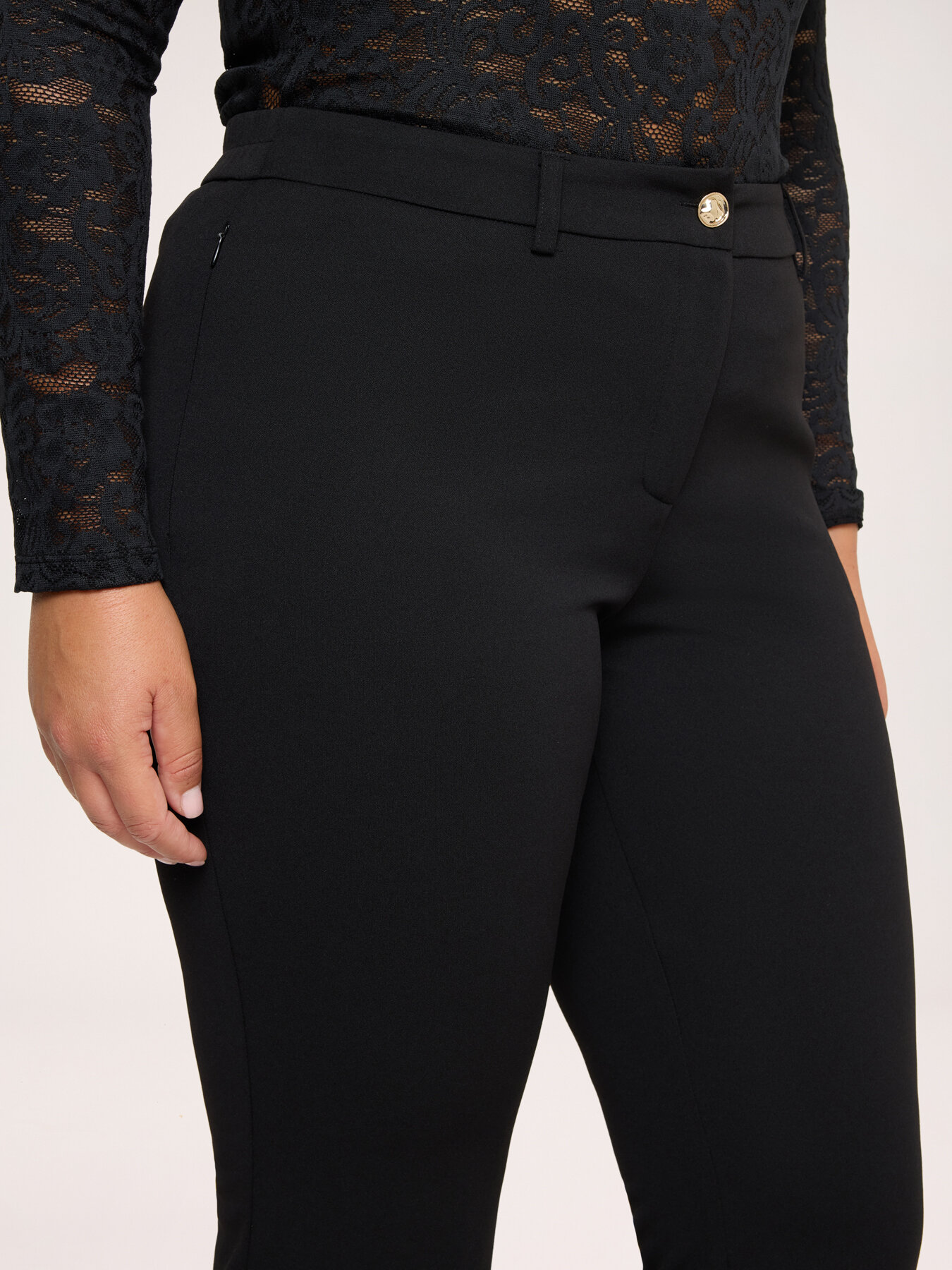 Flare-Hose aus Stretch-Gewebe image number 3
