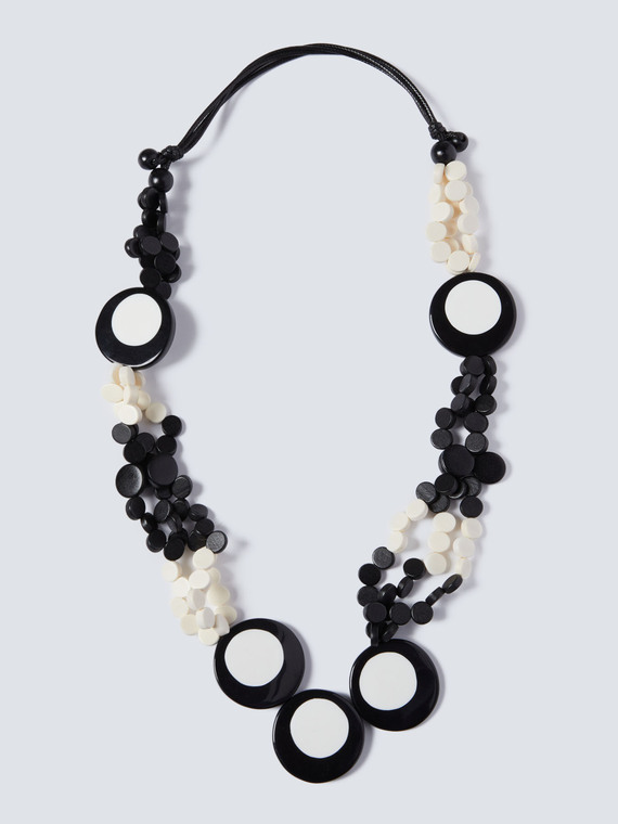 Black&amp;white necklace
