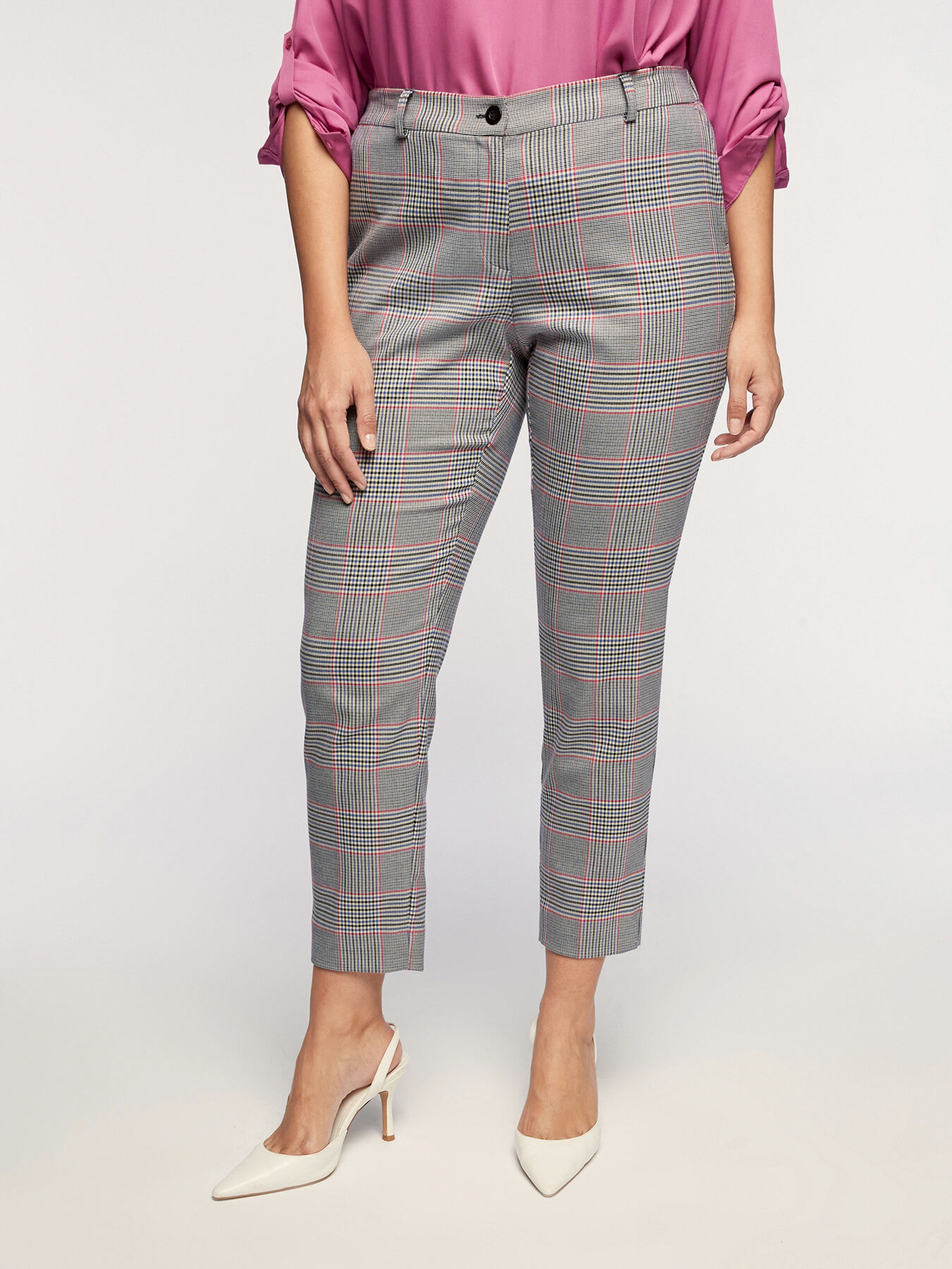 Hose mit Glencheck-Muster image number 2