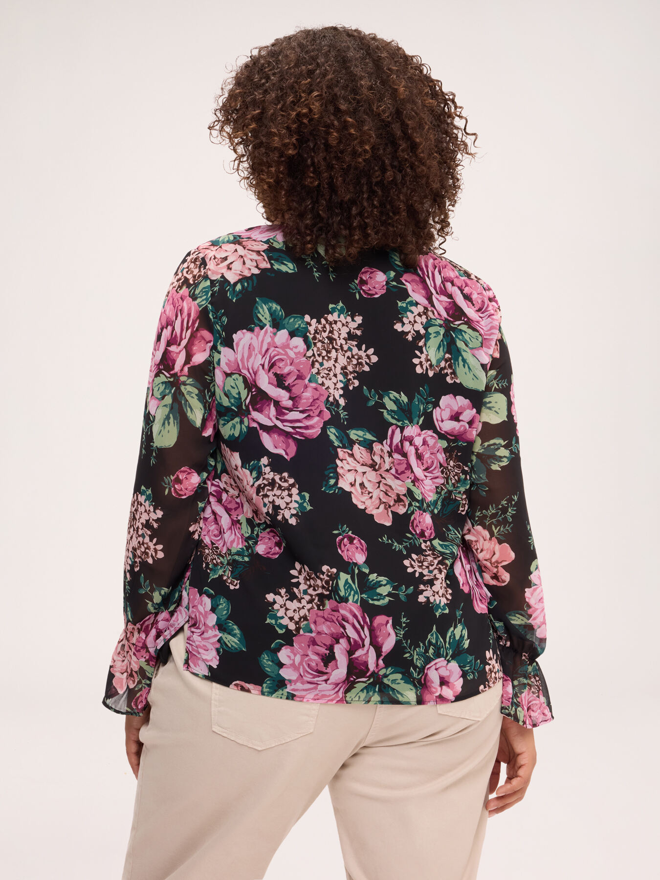 Blouse &agrave; imprim&eacute; fleuri image number 1