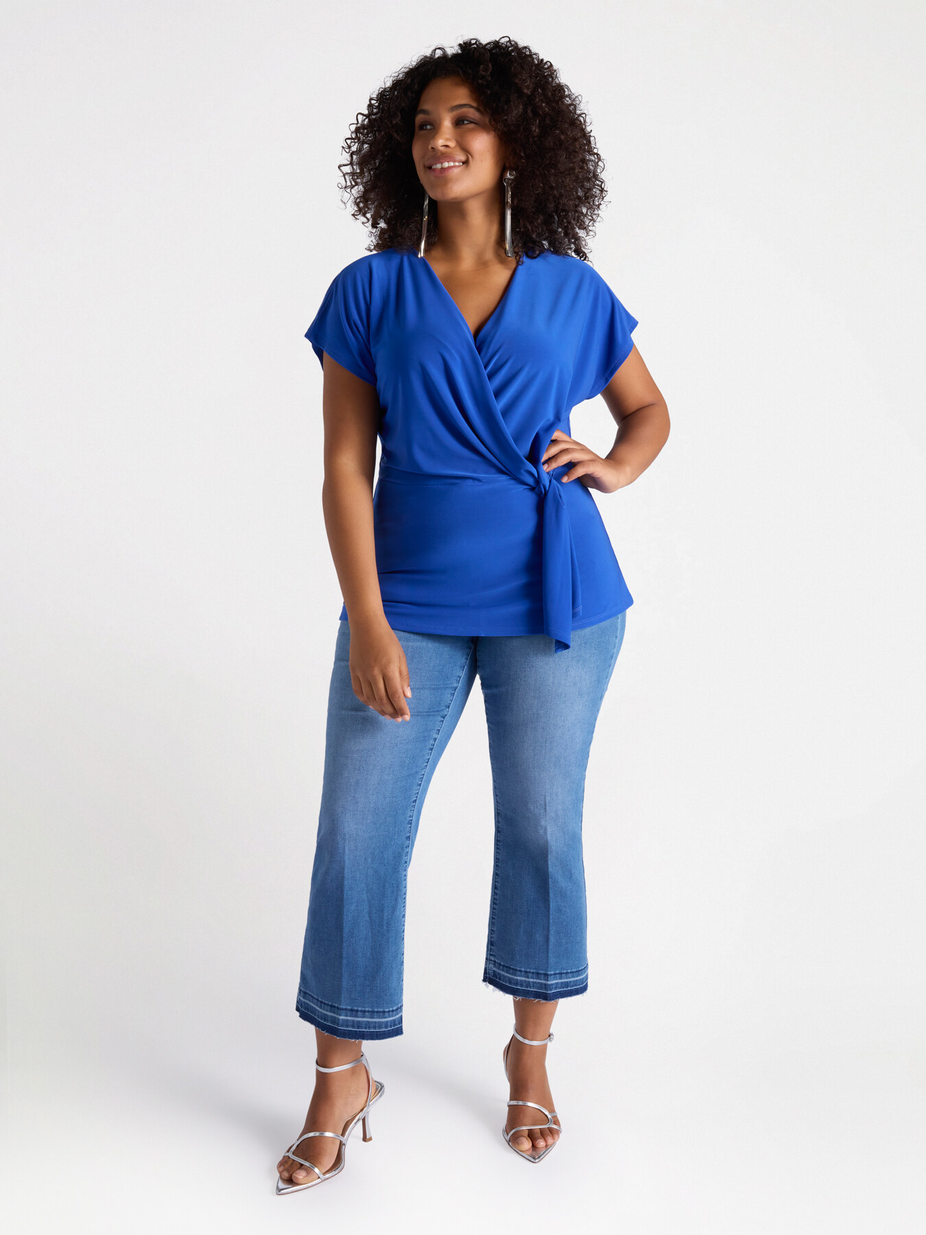 T-shirt with crossover image number 0