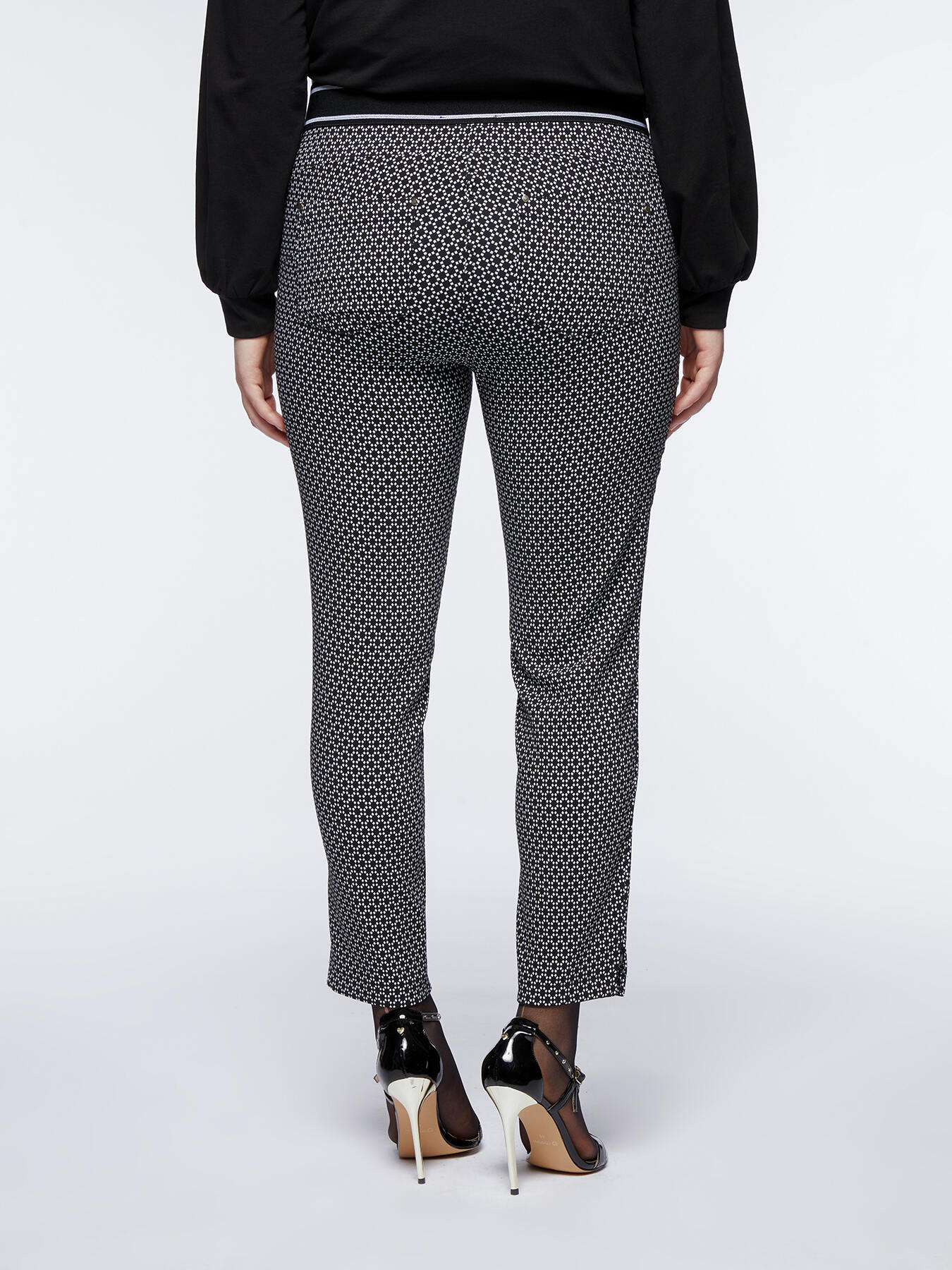 Pantaloni skinny optical image number 1