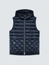 Sleeveless hooded puffer jacket image number 4