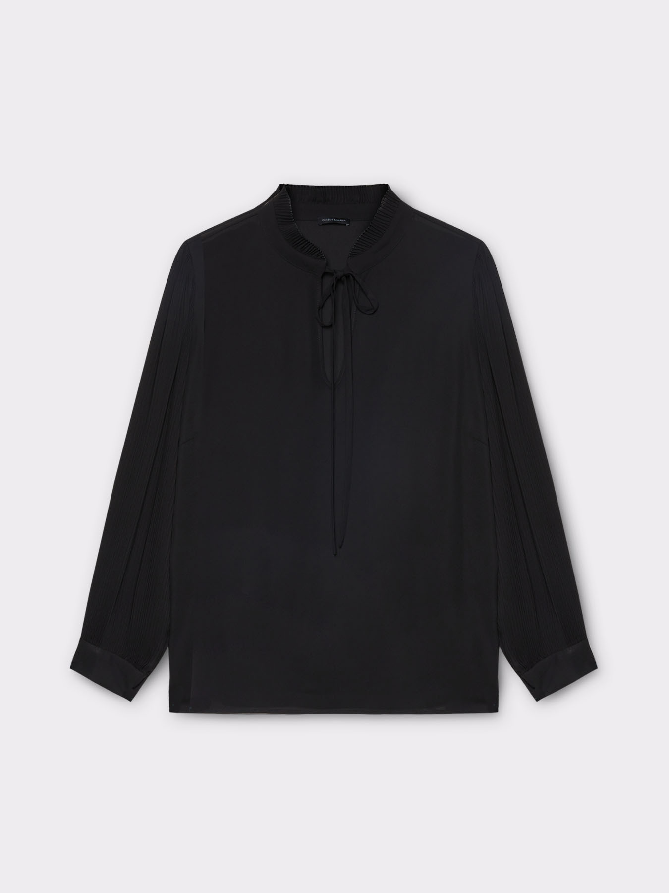 Bluse mit Plissee-&Auml;rmeln image number 3
