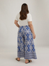 Trousers with #livegreen ethnic print image number 1