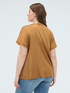 Satin top with fringed details image number 1