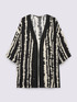 Tie-dye print kimono image number 4