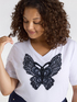 T-Shirt mit Schmetterling image number 3