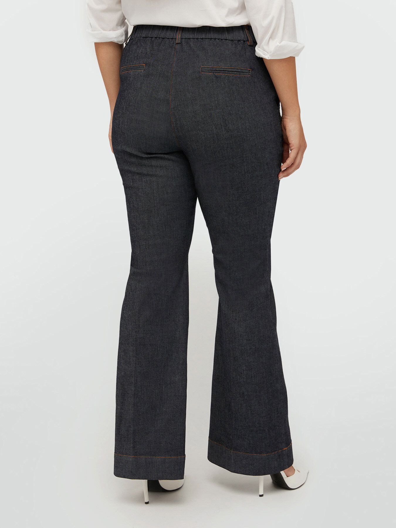 Flare-Jeans, dunkelblau image number 1