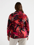Camisa con estampado de hojas image number 1