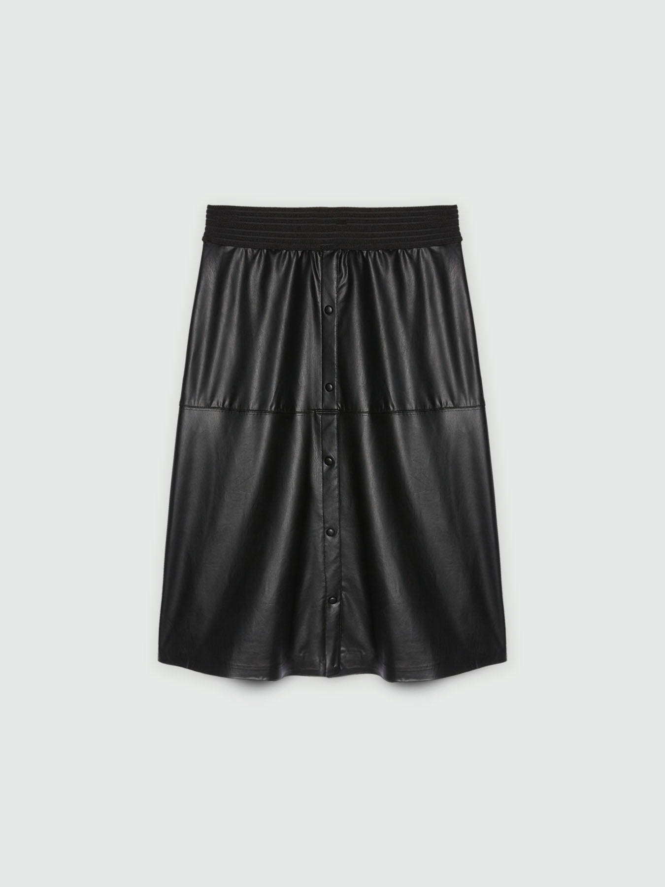 Flared skirt with buttons image number 5