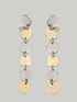 Dangling earrings with round pendants image number 1