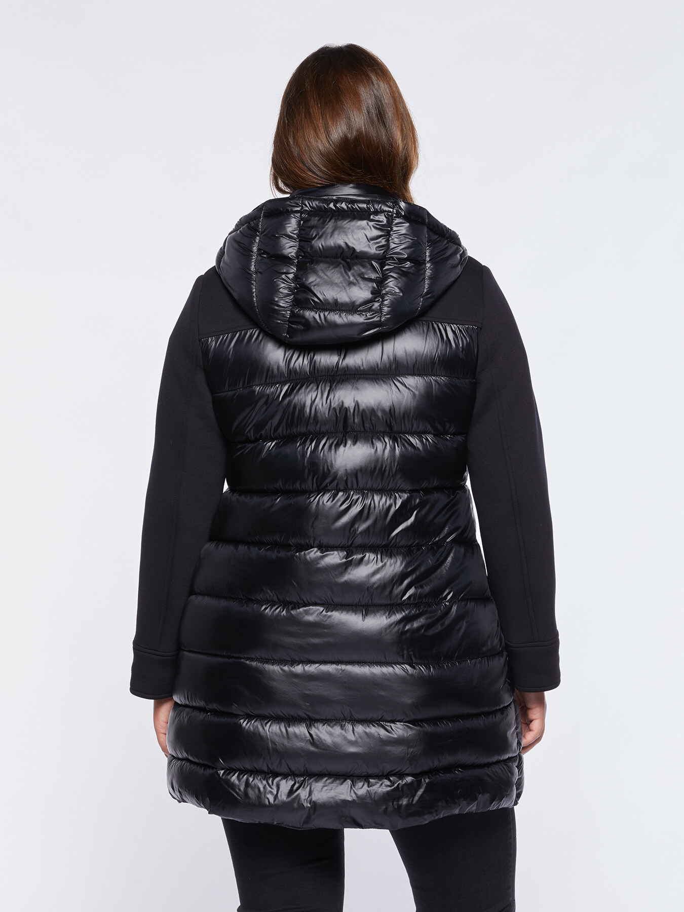 Piumino in due tessuti image number 1