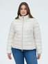 Quilted down jacket with detachable hood image number 4