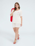 Cotton t-shirt with print and lettering image number 0