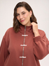 Sweatshirt mit Rei&szlig;verschluss und Knebelkn&ouml;pfen image number 3