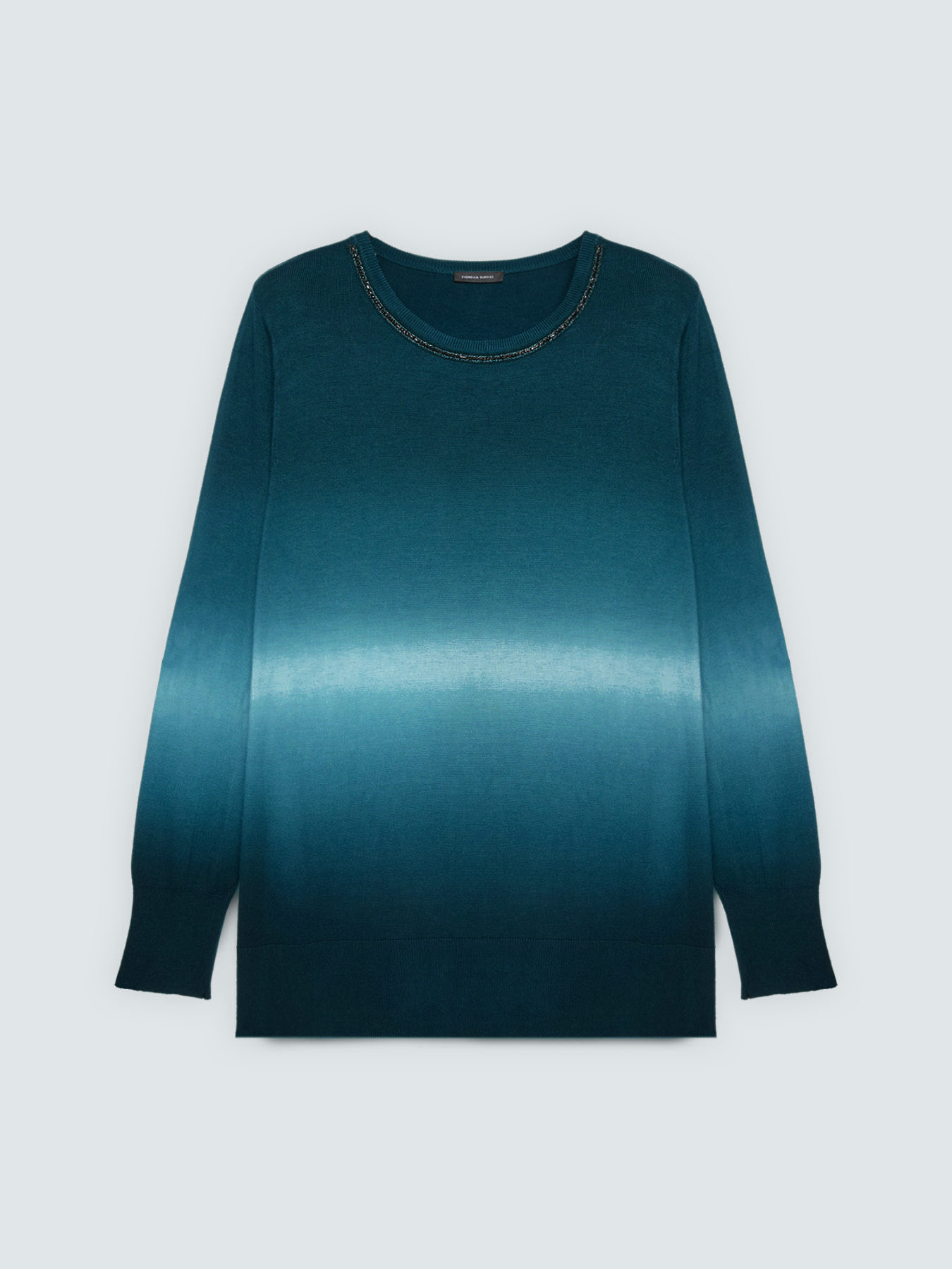 Jersey cuello redondo con degradado image number 4