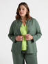 Oversized shirt with embroidery image number 0