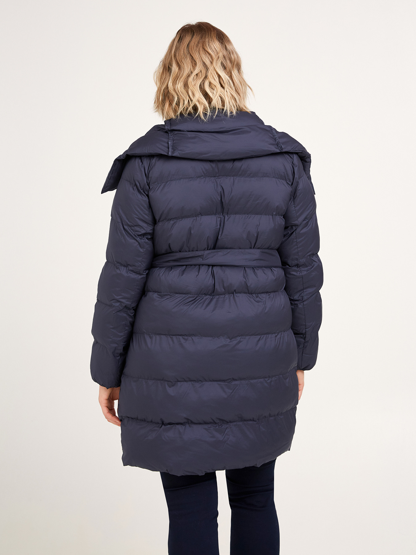 Piumino con cintura image number 1