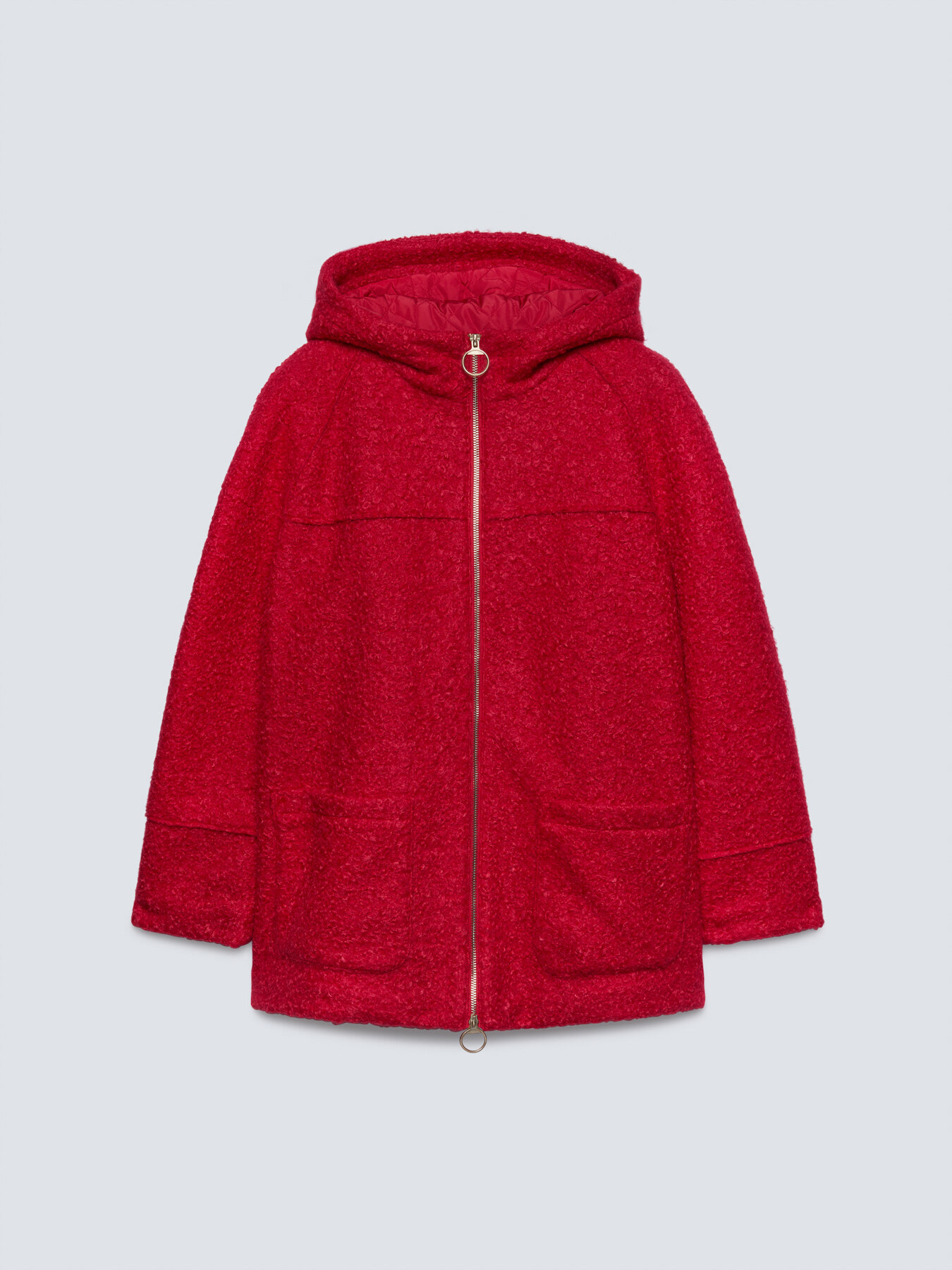 Cappotto in tessuto boucl&eacute; image number 3