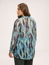 Crepon blouse with all-over print image number 1