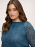 Openwork viscose blend sweater image number 3