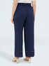 Pantalon Wide Leg avec d&eacute;tail ajour&eacute; image number 1