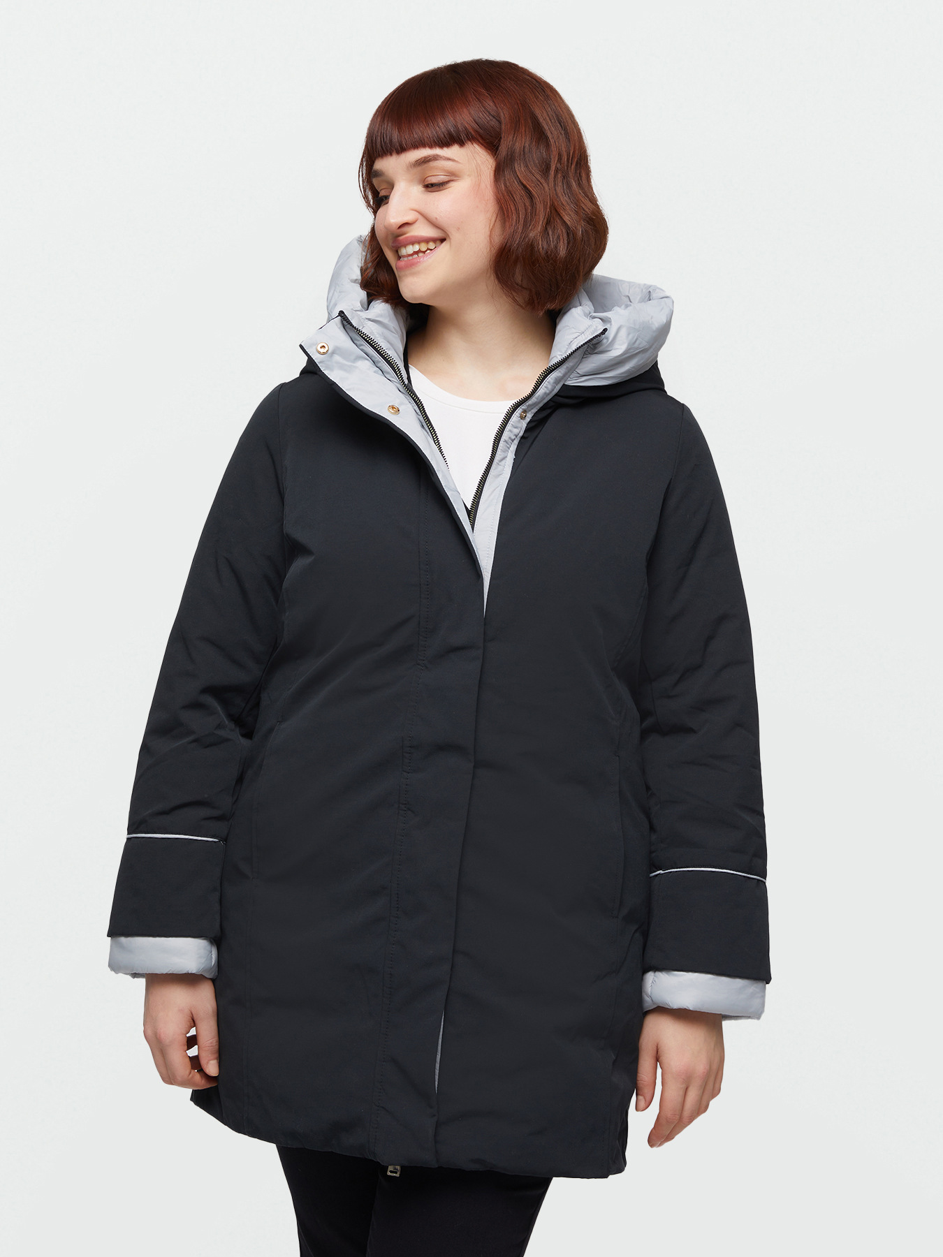 Dual-fabric down jacket with Sorona&reg; Aura padding image number 2