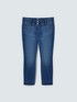 Denim jeggings with decorative buttons image number 5