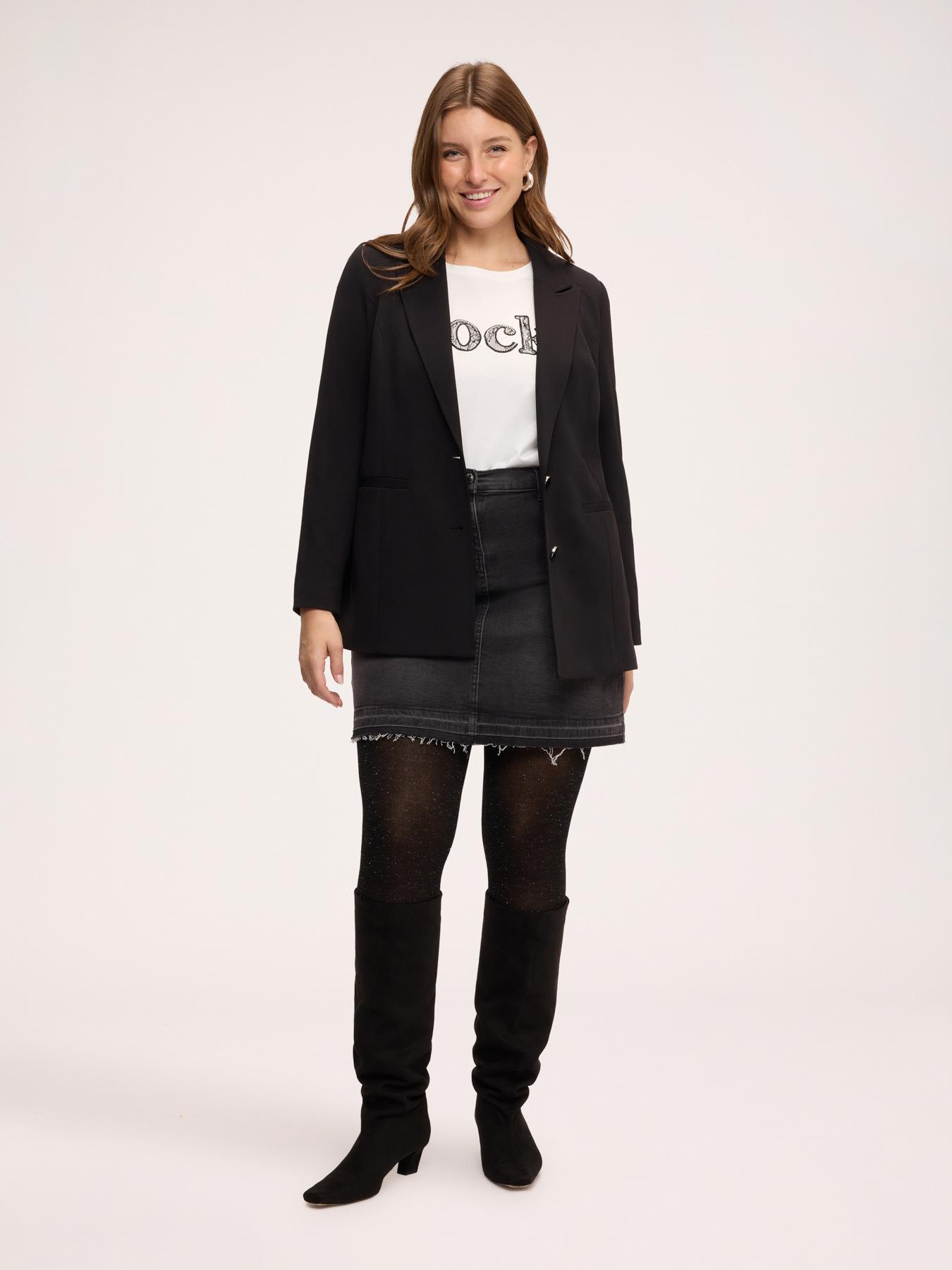Taillierter Blazer aus Stretchstoff image number 0