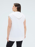 Hooded sweatshirt vest image number 1