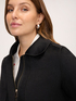 Cappotto misto lana con colletto paillettes image number 4